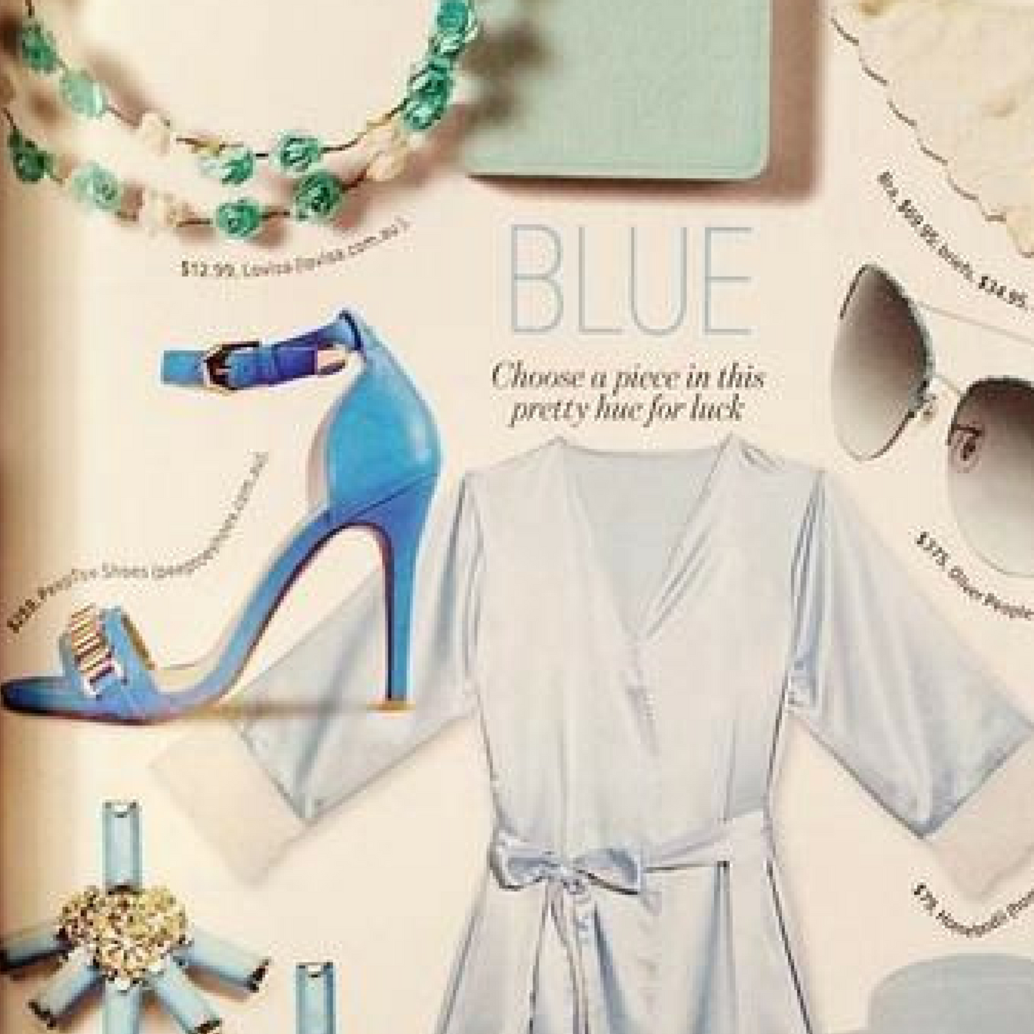 Something Blue Cosmo Bride January 2014