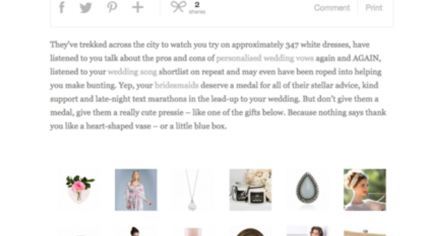 The Knot 15 Gift Ideas for your Bridesmaids 2014