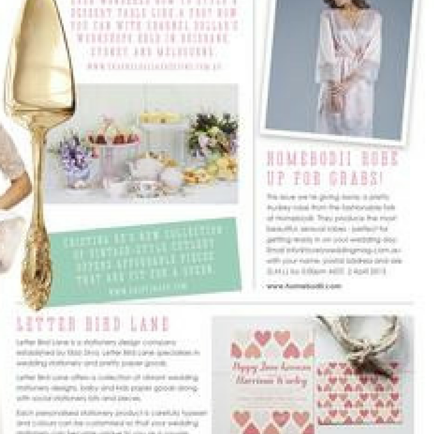 March 2013 Lovely Wedding Magazine.