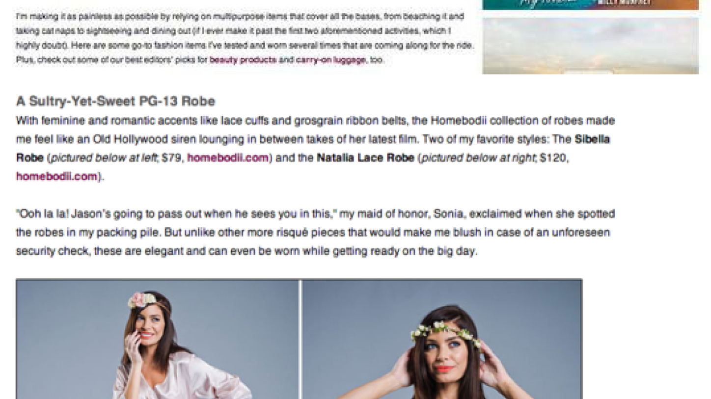 Bridal Guide: Honeymoon Wardrobe Must Haves.