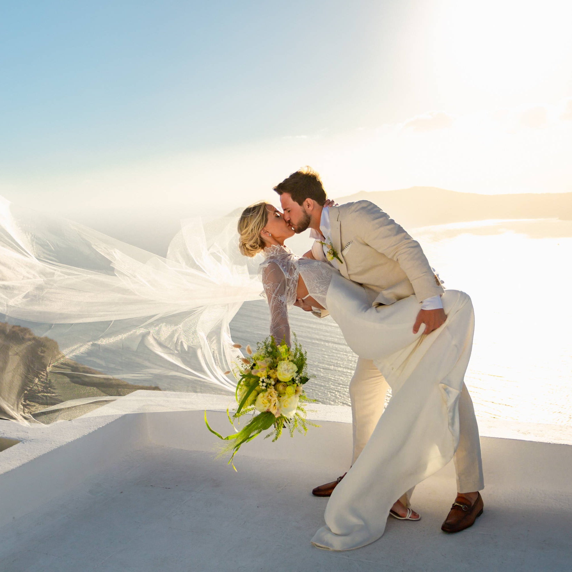 Inside Chandler Cartwright's Gorgeous Greek Wedding