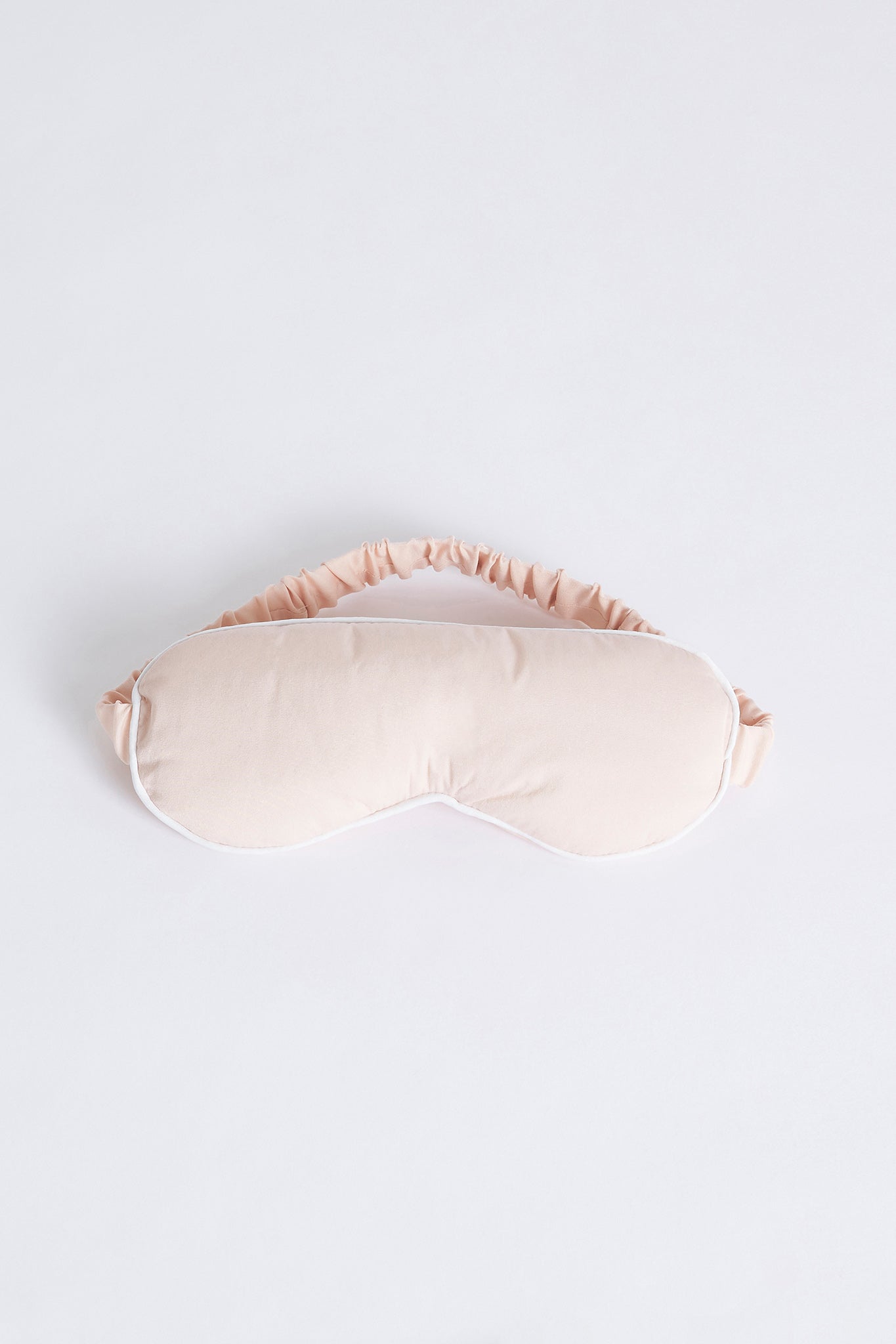 Iluka Eye Mask Blush With White Piping | Homebodii