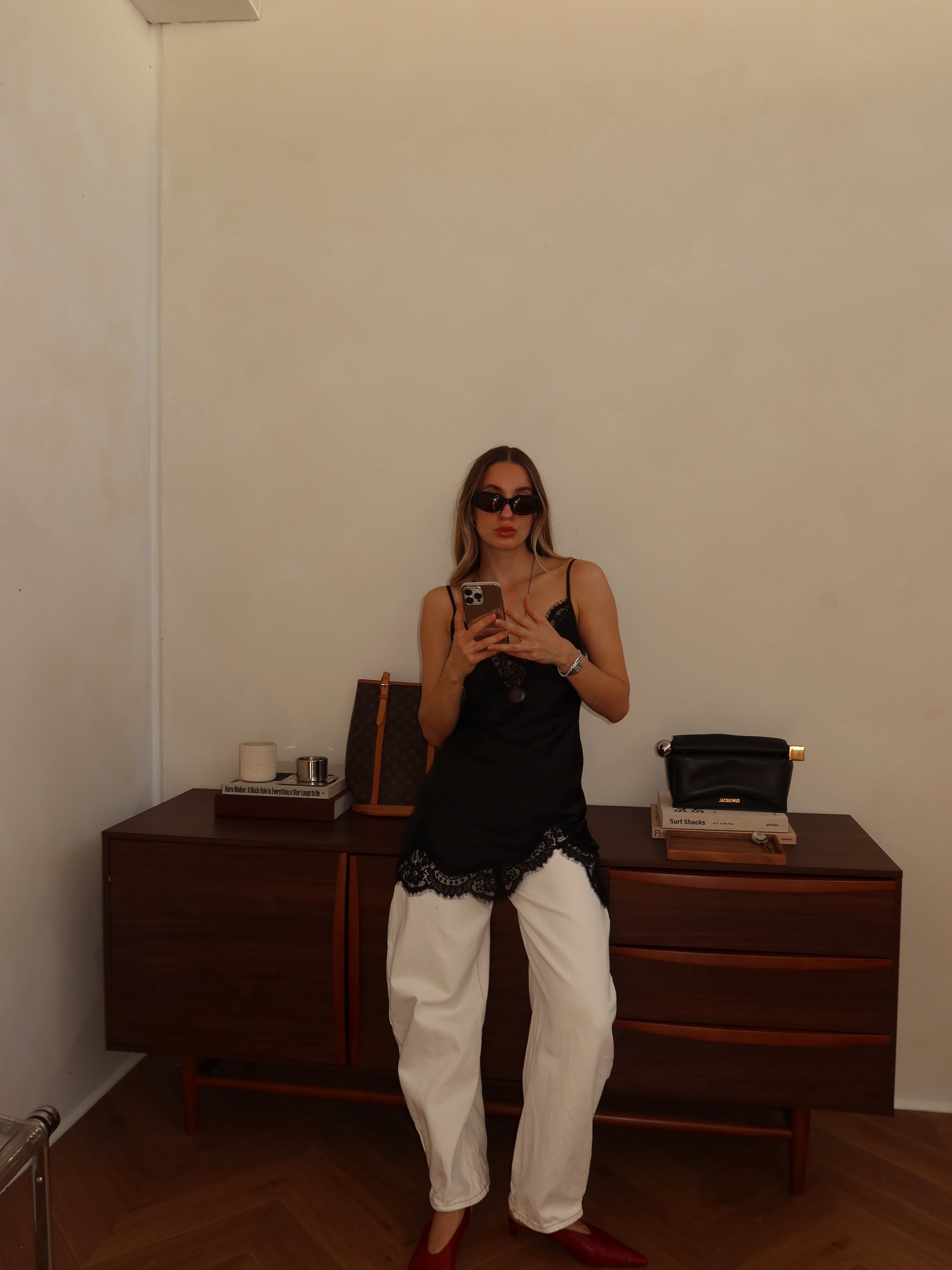 Lace Styling Trends 2025: How Stylish Influencer Dominique Nurtsch Wears the Sian Lace Cami Set, Shorts & Slip