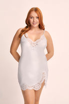 Luxury Satin Eggshell Blue Slip | Homebodii