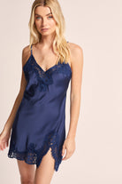 Luxury Satin Navy Slip | Homebodii