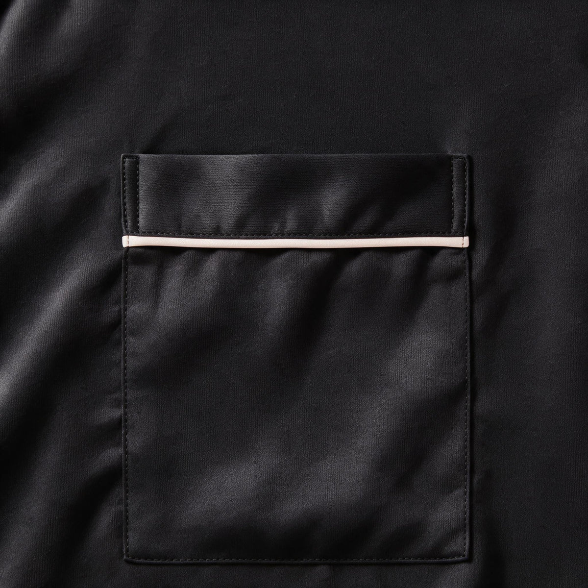 Petra Tencel™ Short Sleeve with Long Pant Pyjama Set - Black with Blush Piping