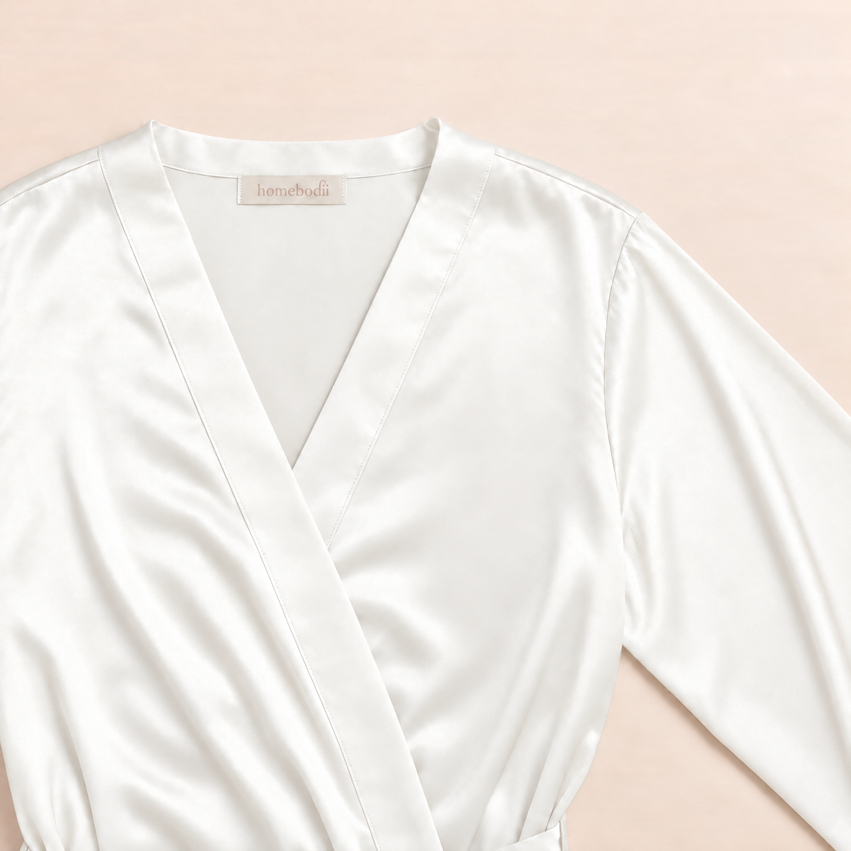 Peyton Long Robe  -  White