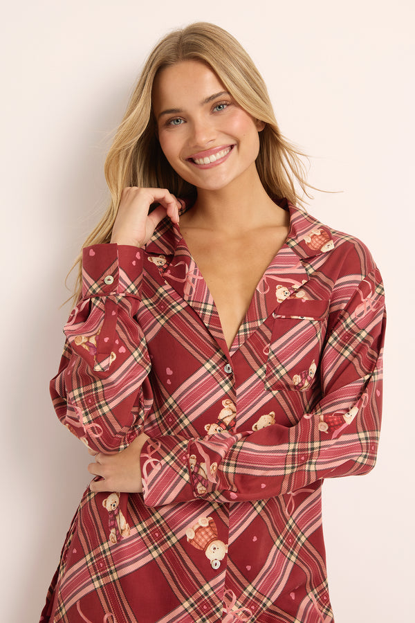 Coco Teddy Tencel™ Christmas Pyjamas Lounge Set | Limited Edition