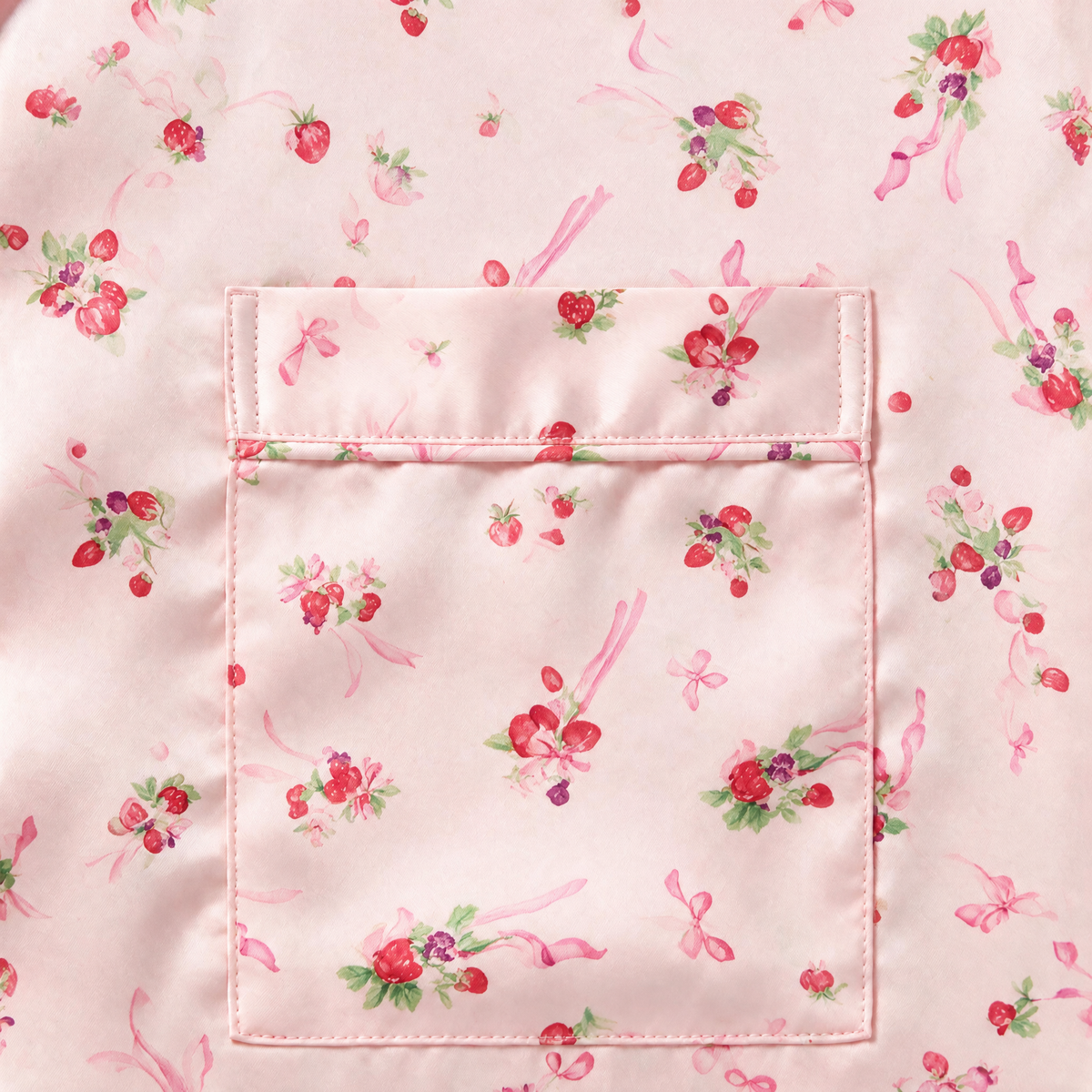Sweet Berry & Bows Kids Pyjama - Blush