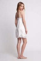 Olivia Luxury Satin Slip White | Homebodii