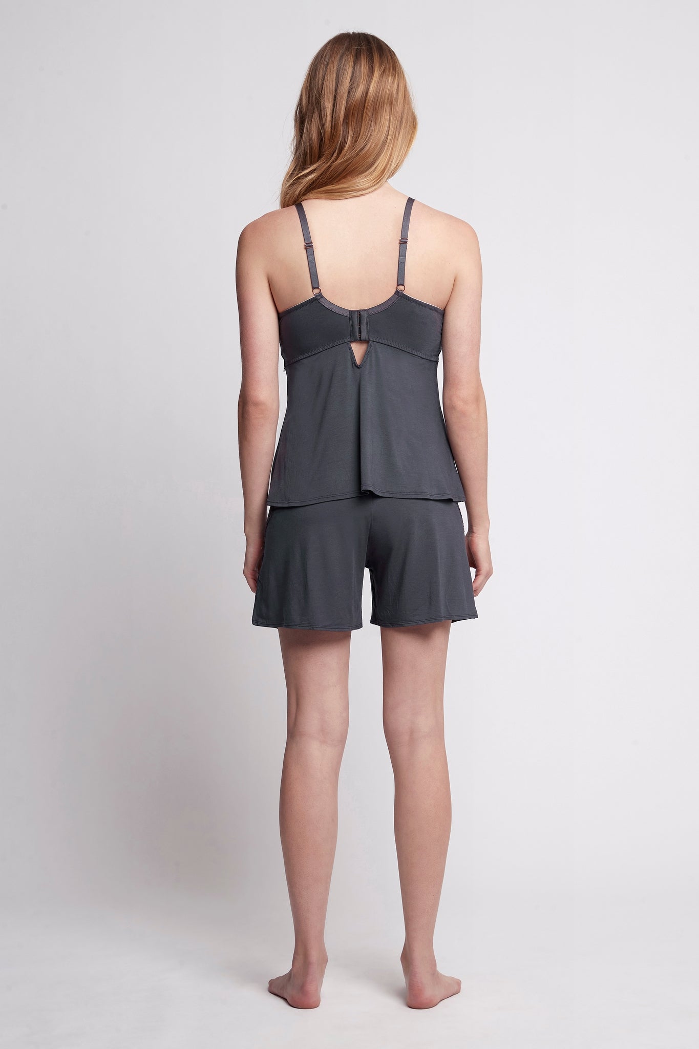 Mirabella Maternity Cami Set Charcoal | Homebodii